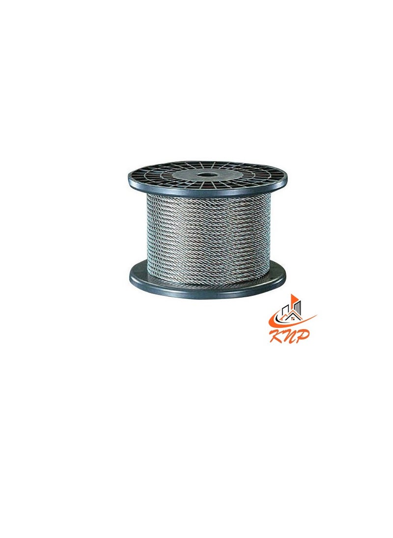 KNP Galvanised Steel Wire Rope - 100 Meter 2mm  - Image 3
