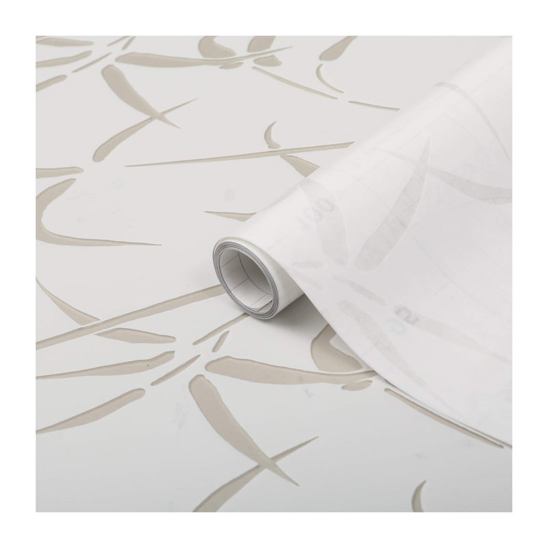 dcfix 3388023 Privacy Glass Reusable Static Cling Window Film Bamboo 26 x 59 Roll