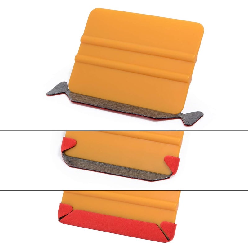 Ehdis Pack of 20 Replacement Felt Edge for Squeegee, Squeegee Felt Buffer, Squeegee Accessories, Cleaning Microfibre Felt Edge, Scratch-Resistant for 4 Inch Squeegee - Image 3