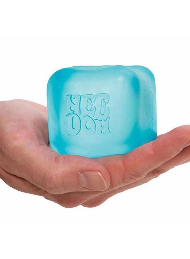 NeeDoh Nice Cube -Sensory Squeeze Toy with Super Solid Squish - 2.25 Cube - Image 1
