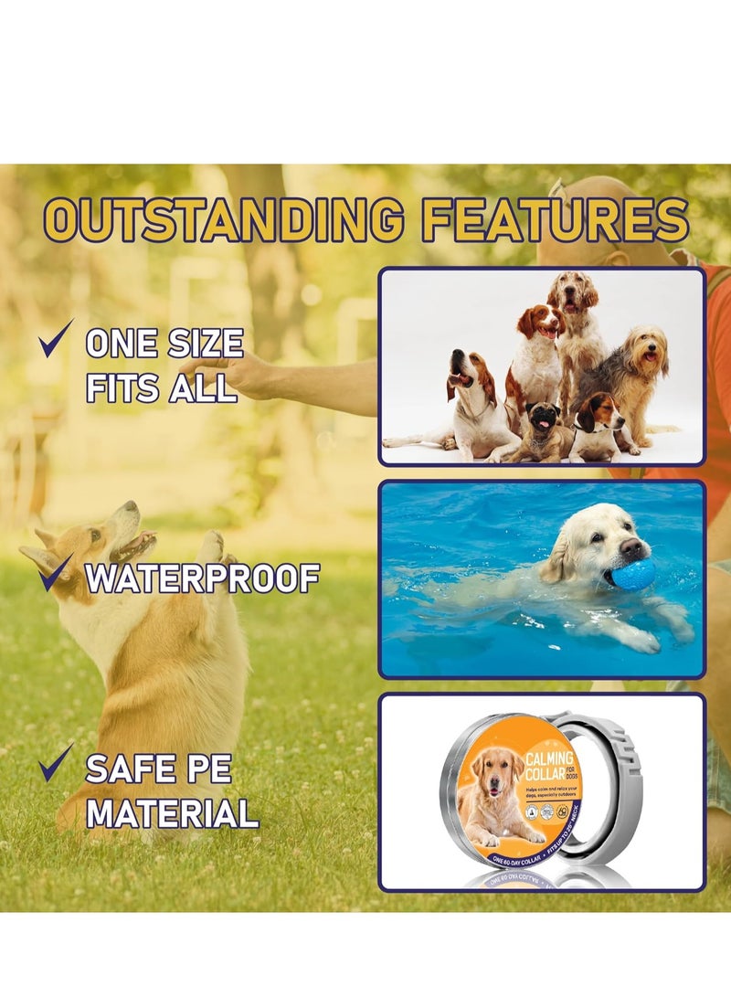 آر إس طوق مهدئ للكلاب بطول 25 بوصة قابل للتعديل لجميع الكلاب الصغيرة والمتوسطة والكبيرة مع مكافآت متضمنة - Image 4