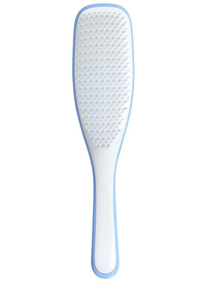 N Treck Paddle Detangler Brush for Men & Women | Comb for Dry & Wet Styling | Flexible Bristles Gently Glide Through Hair & Massage Scalp | Reduces Damage - Pack of 1, Blue - Image 2