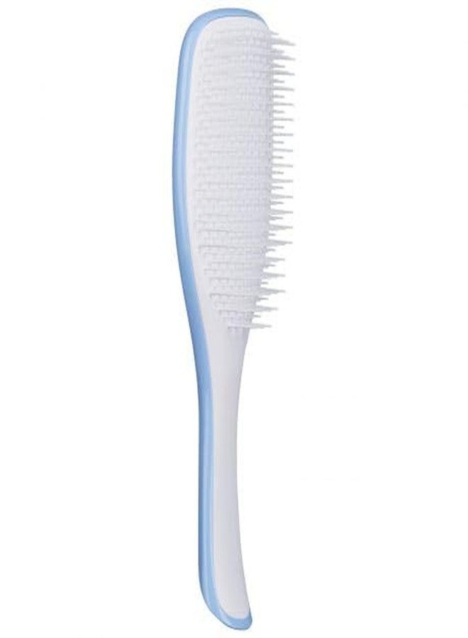 N Treck Paddle Detangler Brush for Men & Women | Comb for Dry & Wet Styling | Flexible Bristles Gently Glide Through Hair & Massage Scalp | Reduces Damage - Pack of 1, Blue - Image 4