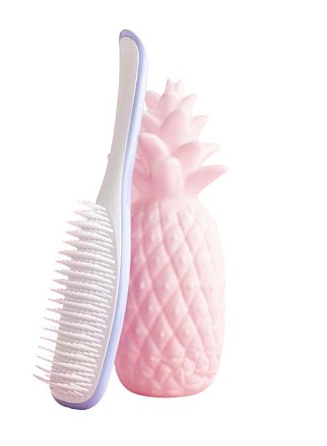 N Treck Paddle Detangler Brush for Men & Women | Comb for Dry & Wet Styling | Flexible Bristles Gently Glide Through Hair & Massage Scalp | Reduces Damage - Pack of 1, Blue - Image 1