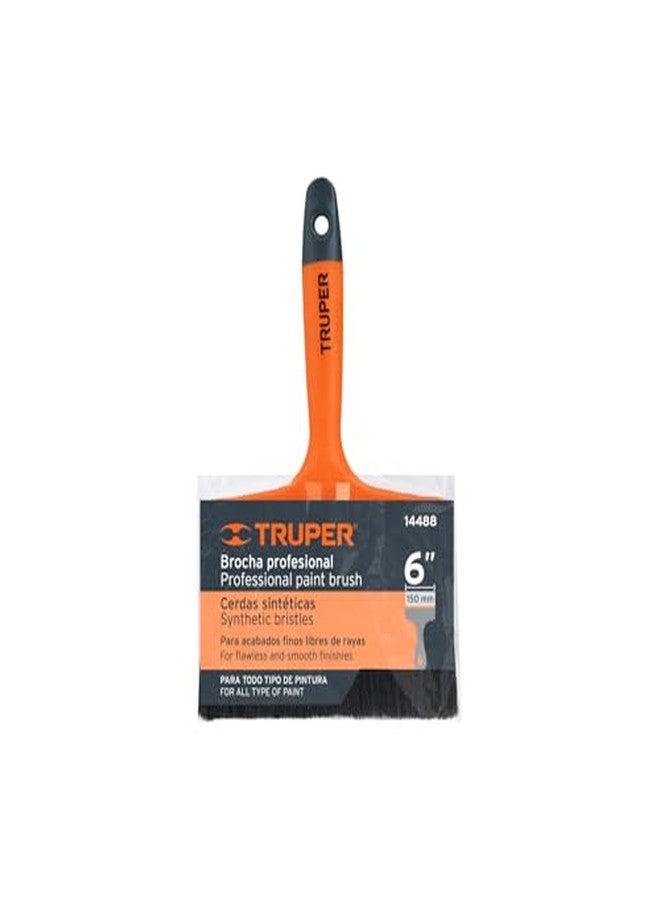 TRUPER BRT-6 Poly Handle Paint Brushes 6"(152mm) 2 9/16"(66mm) 3/4"(19mm) - Image 5