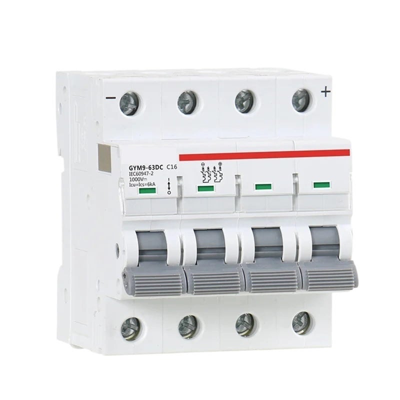 16A 4 Pole DC Mini Circuit Breaker 1000V 6A To 63A IEC60947 Standard - Image 2