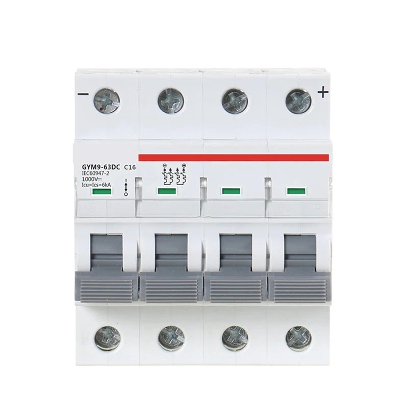 16A 4 Pole DC Mini Circuit Breaker 1000V 6A To 63A IEC60947 Standard - Image 4