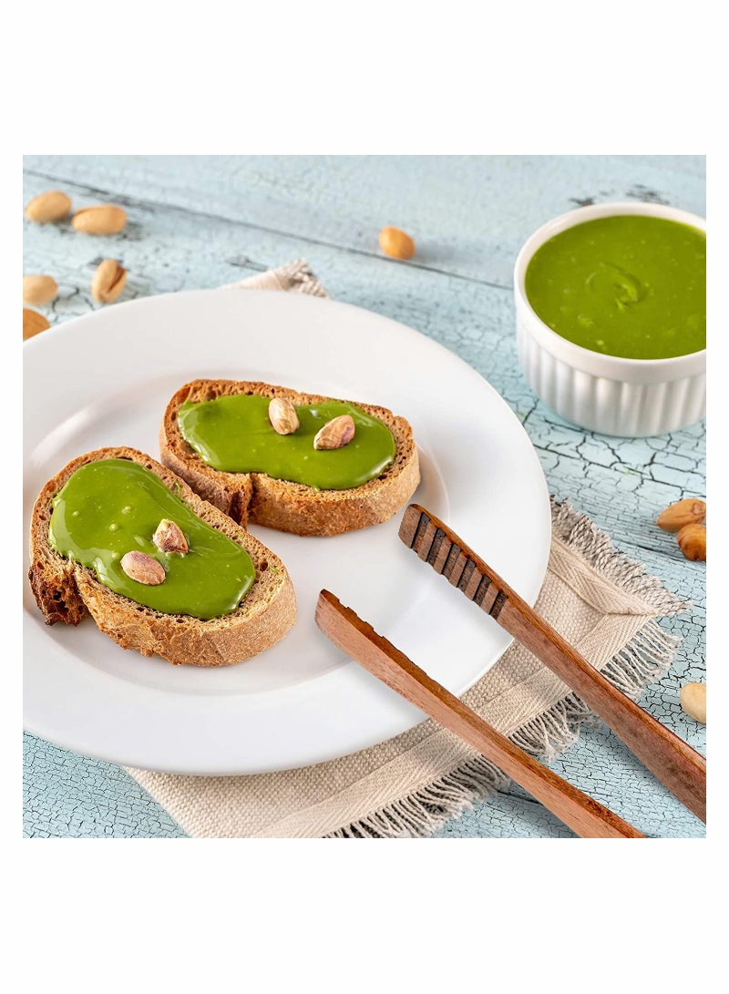 2 Packs of Eco-Friendly Reusable Wooden Toaster Tongs - Multi-Purpose Kitchen Tools for BBQ, Toast, Fruits & More - Ideal for Cooking, Buffets & Steak Lovers - Image 4