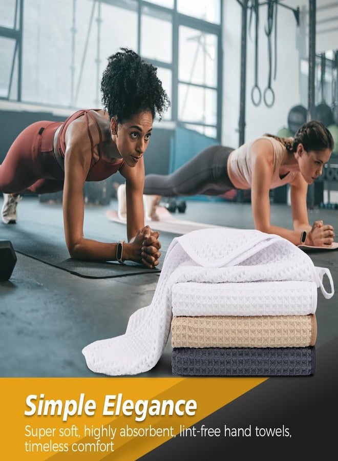 HOMEXCEL 4 Pack Gym Towels, Microfiber Yoga Towels for Bathroom, Ultra Soft, Highly Absorbent and Quick Dry Towel for Gym, Shower, Fitness, Spa 15 x 25 Inch - Image 4