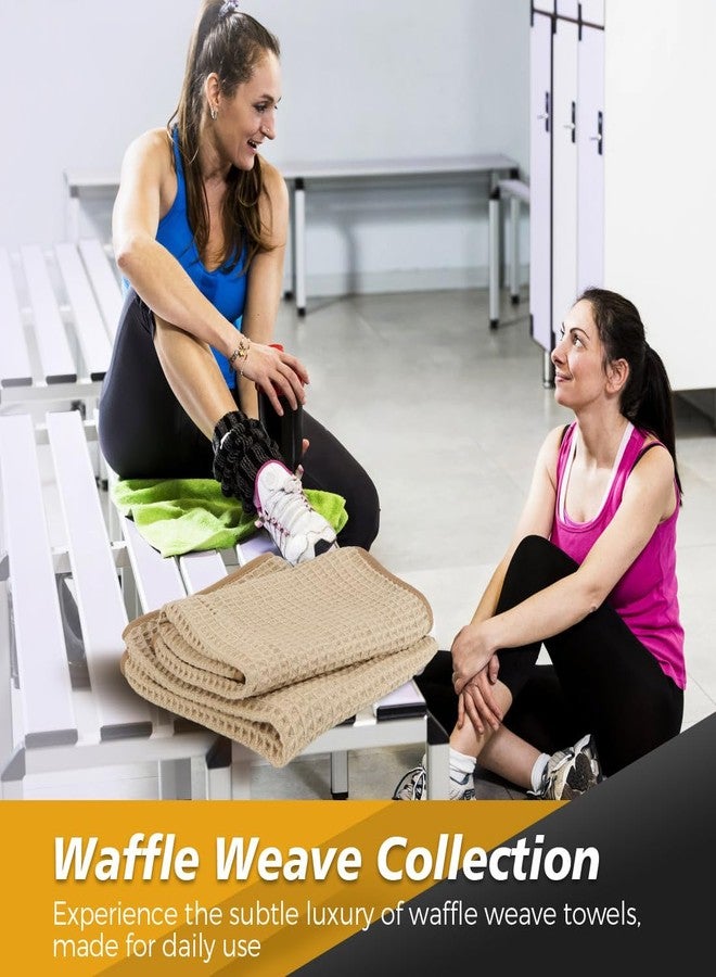 HOMEXCEL 4 Pack Gym Towels, Microfiber Yoga Towels for Bathroom, Ultra Soft, Highly Absorbent and Quick Dry Towel for Gym, Shower, Fitness, Spa 15 x 25 Inch - Image 2