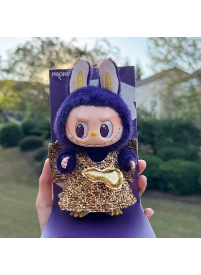 null - Labubu Series Bubble Milan Fashion Week Vinyl Plush Pendant Creative High Quality Doll Motherland Version-Color:A Random One From A Generation Of Labubu-Height:18 - Image 1