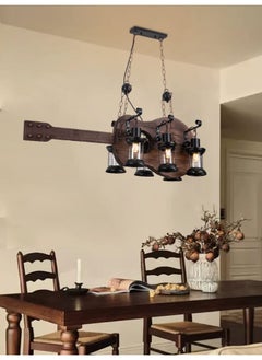 Best Power Classic 6-Light Chandelier Lamp 6611-6, E27 Lamp Base (Bulbs Not Included), Adjustable 70cm Hanging Ceiling Light for Living Room, Dining Room, and Bedroom  - Image 1