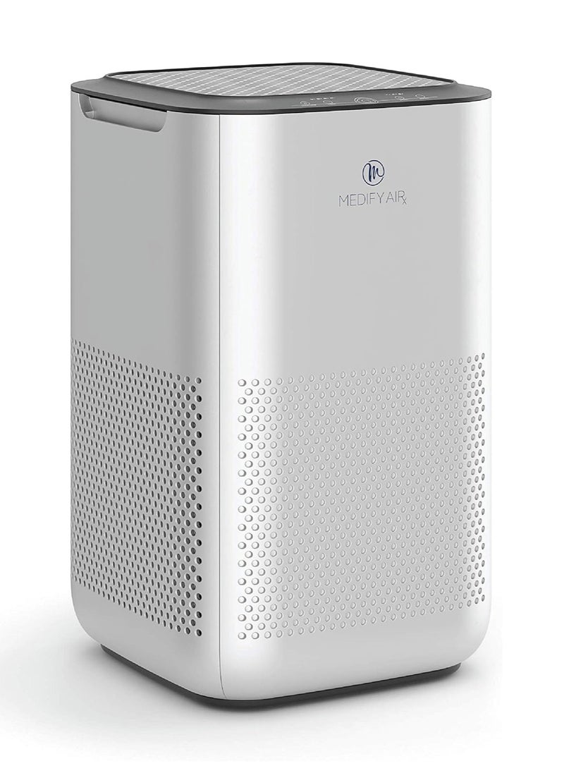 Medify Air - Medify MA-15 Air Purifier with H13 True HEPA Filter | 330 sq ft Coverage | for Allergens, Wildfire Smoke, Dust, Odors, Pollen, Pet Dander | Quiet 99.9% Removal to 0.1 Microns | Silver - Image 1