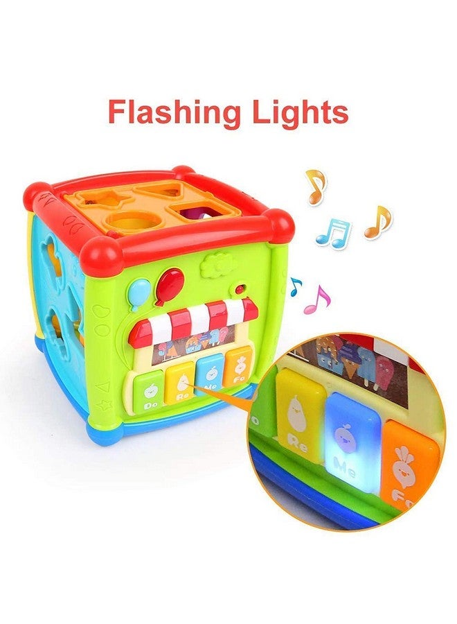 VBE® 6 in 1 Multipurpose Activity Play Center, Colorful and Attractive Musical Baby Activity Cube Toy for 1.5-5 Years Old Boys and Girls, Toys - Image 2