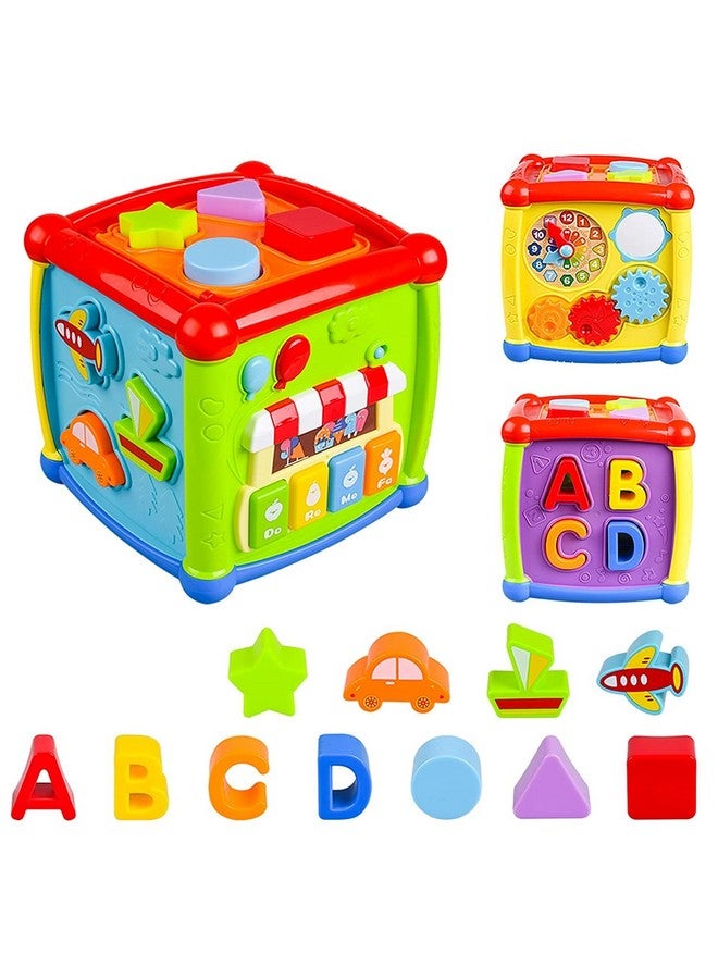 VBE® 6 in 1 Multipurpose Activity Play Center, Colorful and Attractive Musical Baby Activity Cube Toy for 1.5-5 Years Old Boys and Girls, Toys - Image 1
