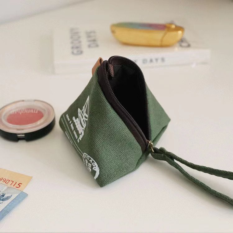 Creative Mini Canvas Card Holder Coin Purse - Image 2