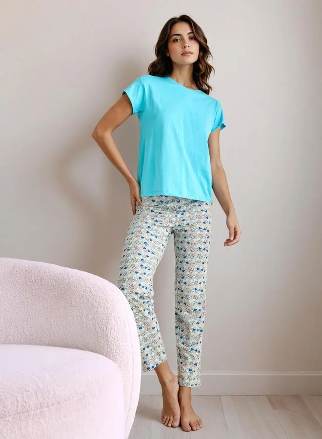 Splash FAV Pyjama Set T-shirt & Trousers Cotton