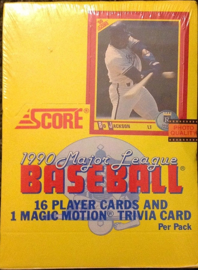 صندوق شمع البيسبول SCORE 1990