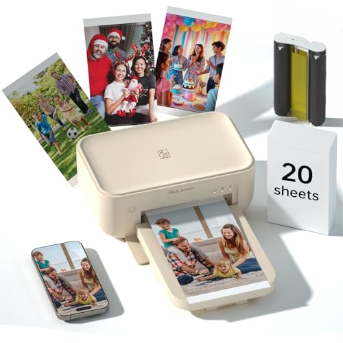 HPRT 4x6 Photo Printer for iPhone Android StudioQuality Instant Picture Printer 60s Fast Printing - Image 1
