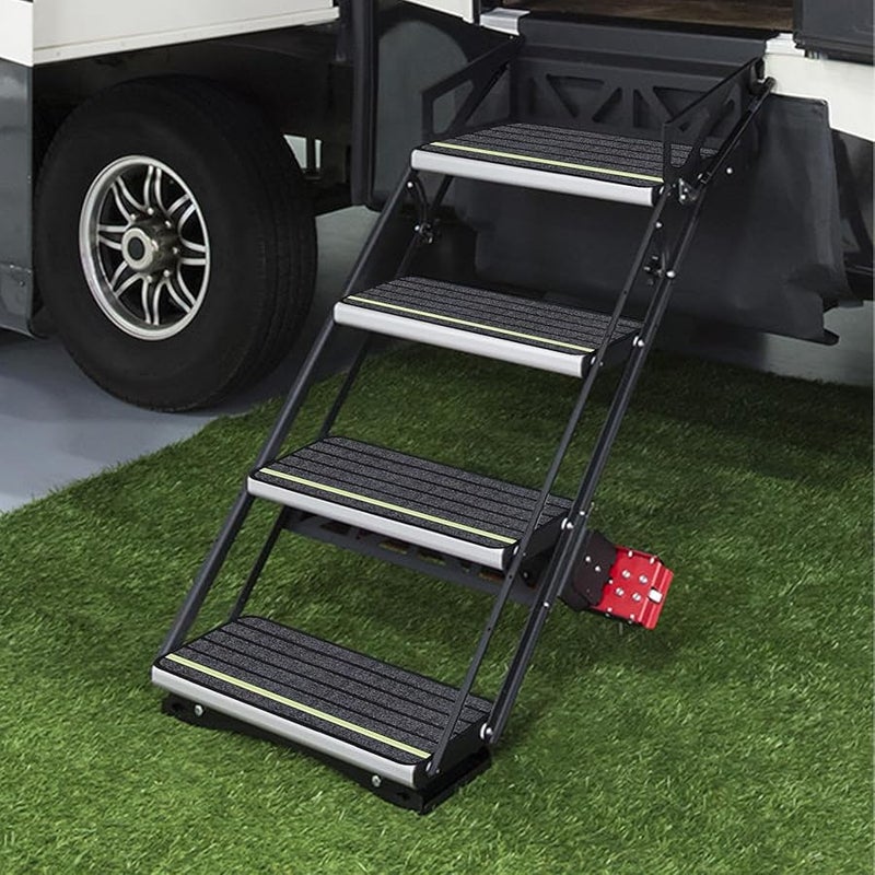 Self Adhesive Anti Slip Stair Treads Carpet Foldable Protective Rug for Wooden Steps Camping Vehicle Use - Image 4