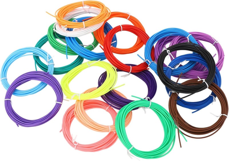 Cost saving user oriented build 3D Pen Filament Refill, 20PCS 3D Printing Pen Filament Low Temp PCL Pen Consumable 1.75mm 3D Printing Filament Refill for Children Painting Global flexible sizing options Care processed raw material Small apartment fit Balanced universal design Pop-area nearby warehouse All-season available stock Oil resistant All item simple matching build Flexible usage build Global standard quality All space matching look Neat shape Multi-use detailed build All usage compatible Water rust proof Flexible purchase choices KSA market popular practical build Batch uniform stable quality Local inventory listed item Upgraded simple practical design Multi warehouse process Repeated assemble detach compatible Connectable modular General need oriented design - Image 1