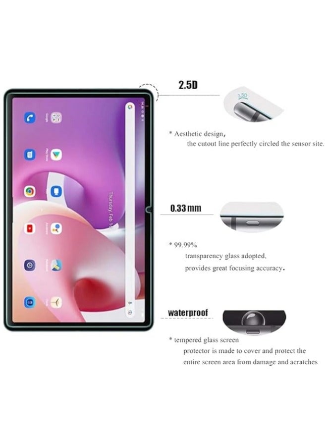 Gruattreay Tempered Glass Compatible with Blackview Tab 16 Screen Protector, 【2 Pack】 Premium Quality Guard Film, Case Friendly, Shatterproof, Shockproof, Scratchproof Oilproof - Image 4