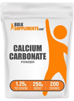 BulkSupplements.com Calcium Carbonate Powder - 1250mg (500mg of Calcium) per Serving, 200 Servings - 250 Grams - pzsku/Z9AC067085E3A0EEA3862Z/45/_/1741000391/714dc1e9-f13f-492b-af25-adc13b76544d