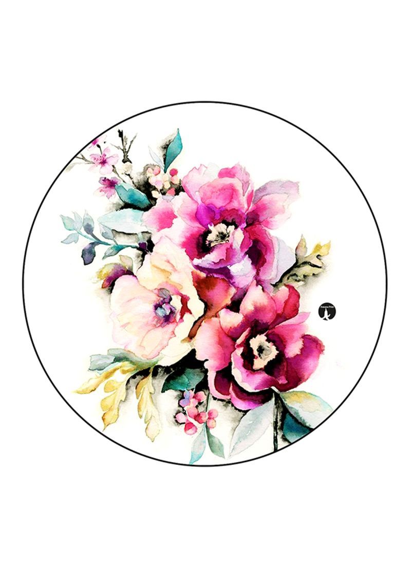 RKN Flowers Printed Mouse Pad Multicolour