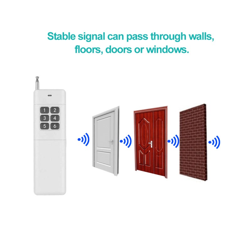 433MHz 3000m High Power Wireless Remote Control RF RF Wireless Remote Control Model: AK3000-2D/High Power 3000m Remote Control 2 Keys - Image 5