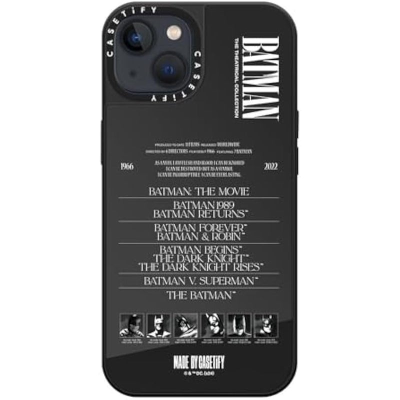 Casetify Mirror iPhone 13 Case 【Batman Co-lab / 4.9ft Drop Protection/Compatible with Magsafe】 - A Hero Can be Anyone - Silver on Silver - Image 4