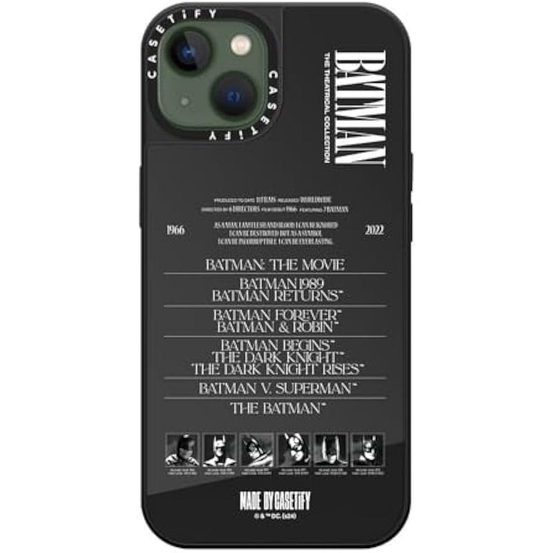 Casetify Mirror iPhone 13 Case 【Batman Co-lab / 4.9ft Drop Protection/Compatible with Magsafe】 - A Hero Can be Anyone - Silver on Silver - Image 3