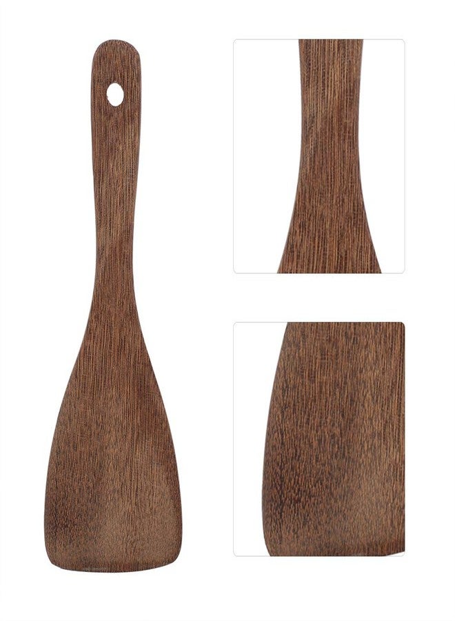 Kodrily Flat Wooden Spatula for Cooking, Wide Wood Spatula, Portable Wood Turner, Fried Rice Turner Utensils, Kitchen Cooking Tool for Steak Frying and Flipping, 8.66 x 2.95in - Image 3