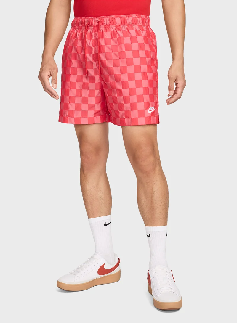 Nike M NK CLUB FLOW SHORT CHECKERS