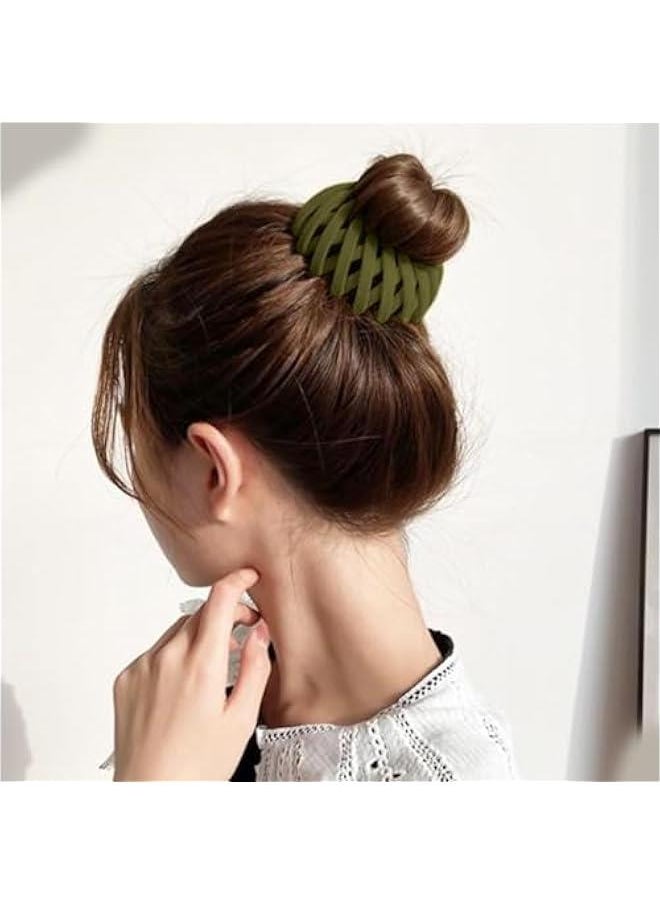 Generic - Birds Nest Hair Clips - Velvet Ponytail Holder Hair Claw Clamps | Bird's Nest Plate Hairpin Hair | Lazy Bird's Nest Plate Hairpin | Hair Styling Tools For Girls Women Friends Sisters To Make Ponytai - Image 1