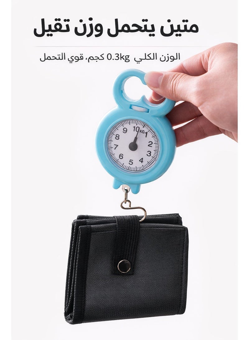 سيسلي صندوق فضلات قطط قابل للطي ومعزز مقاس 45 × 35 × 13 سم صينية رمل كبيرة مقاومة للماء بجوانب مرتفعة للاستخدام المنزلي والسفر لون أسود - Image 4