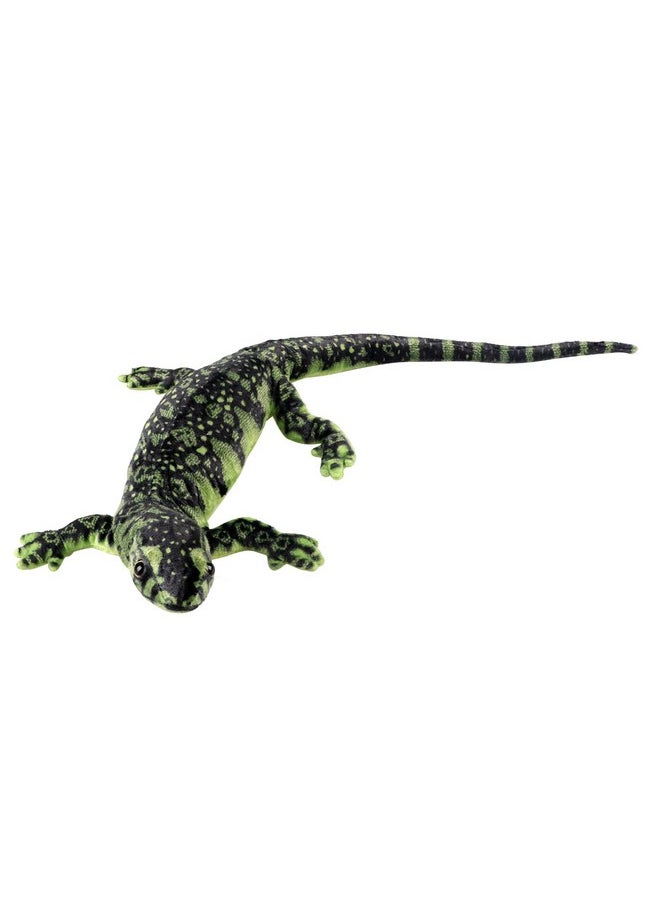Clobeau - Stuffed Animal Lizard Plush Toy, Realistic Lizard Stuffed Animal, Simulation Chameleon Stuffed Plush Toy, Lizard Stuffed Animal Lizard Plushie Toy, Huggable Gift For Kids, Unique Decoration (Green) - Image 1
