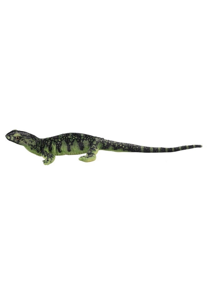 Clobeau - Stuffed Animal Lizard Plush Toy, Realistic Lizard Stuffed Animal, Simulation Chameleon Stuffed Plush Toy, Lizard Stuffed Animal Lizard Plushie Toy, Huggable Gift For Kids, Unique Decoration (Green) - Image 1