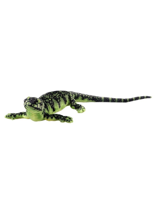 Clobeau - Stuffed Animal Lizard Plush Toy, Realistic Lizard Stuffed Animal, Simulation Chameleon Stuffed Plush Toy, Lizard Stuffed Animal Lizard Plushie Toy, Huggable Gift For Kids, Unique Decoration (Green) - Image 1
