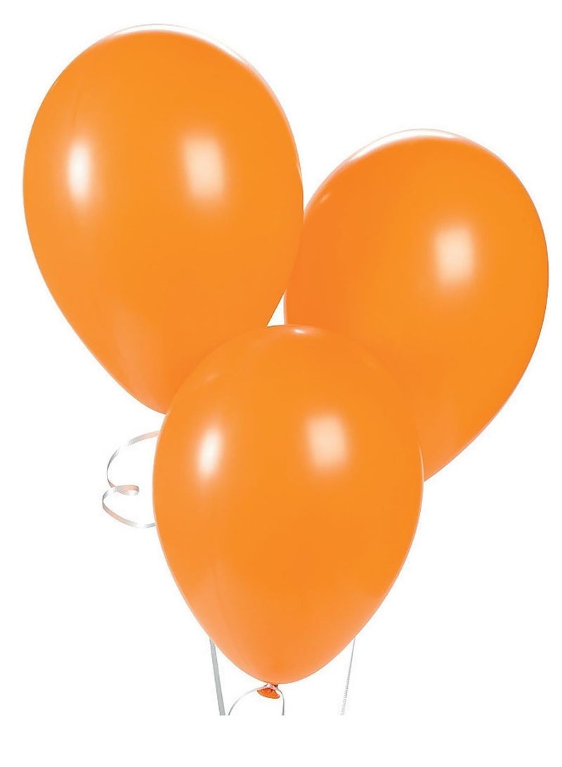 PARTY FUN Metallic Balloon 12 Inch Orange color 40 Pcs  - Image 2