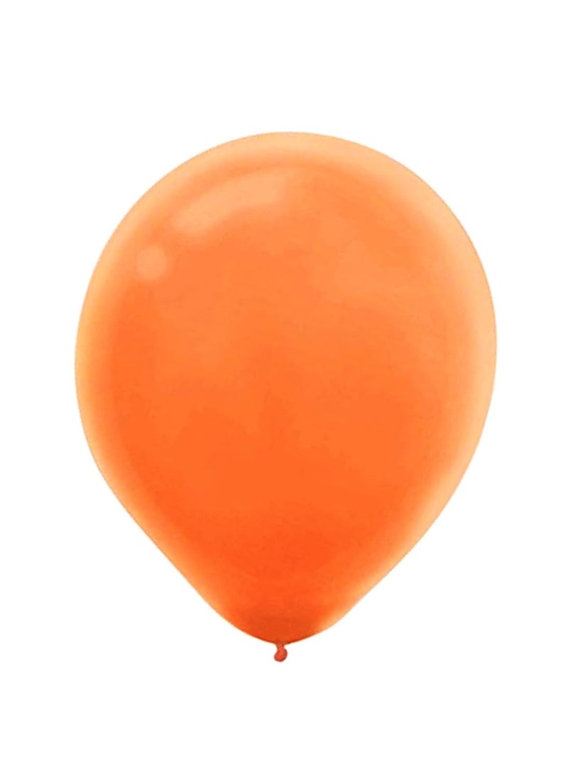 PARTY FUN Metallic Balloon 12 Inch Orange color 40 Pcs  - Image 1