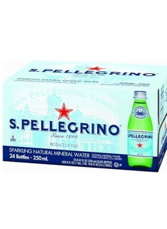 Sanpellegrino Sparkling Glass Bottle Natural Mineral Water, 250 ML (Pack Of 24)  - Image 4