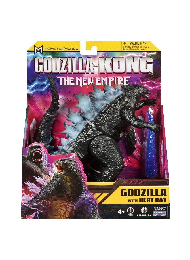 Playmates Toys Playmates Toys Monsterverse Godzilla x Kong: Godzilla with Heat Ray Figure (15.24 cm)  - Image 1