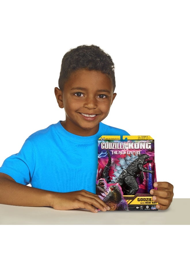 Playmates Toys Playmates Toys Monsterverse Godzilla x Kong: Godzilla with Heat Ray Figure (15.24 cm)  - Image 3