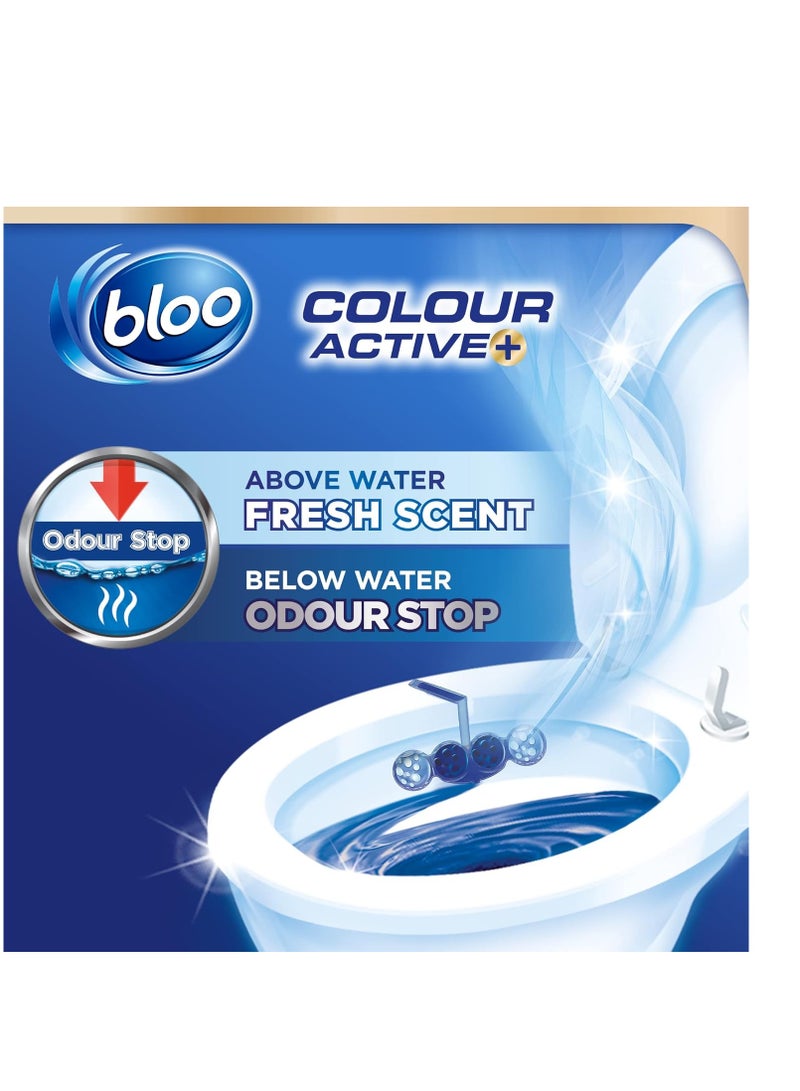 Bloo Power Active Balls Bleach – Advanced Rim Block with Cleaning Foam, Anti-Limescale Protection, and Extra Freshness - Image 2