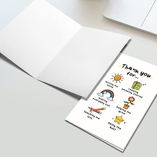 Ogeby Cute Teacher Appreciation Gifts for Women Men, Funny Thank You Card Gift for Teacher, End of Term Card Gift, End of Year Thank You Card Gift from Student - Image 5