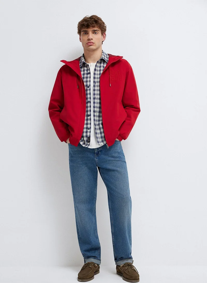 Mavi MVJNS Printed Red Jacket