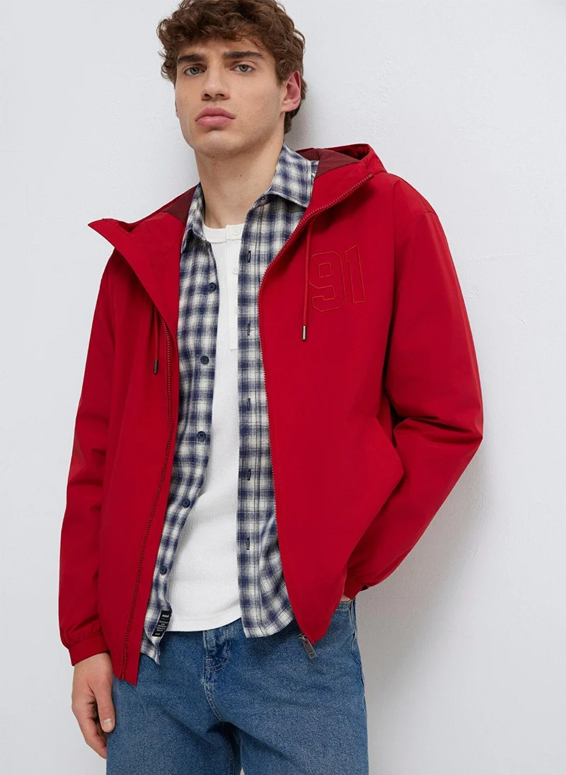 Mavi MVJNS Printed Red Jacket