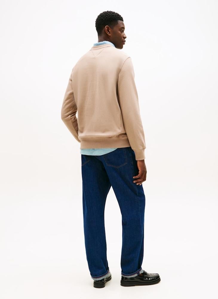 TOMMY HILFIGER Arch Logo Terry Crew Neck Sweatshirt - Image 2