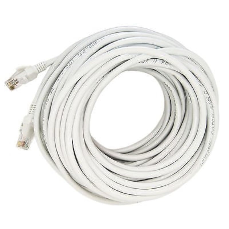ANDTRONICS CAT-6 Snagless Network RJ45 Ethernet Patch LAN Cable CAT6-20M / 60 ft - White - Image 5