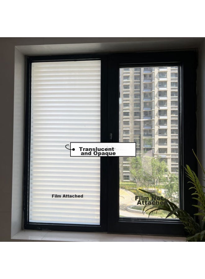 Xiruo Privacy Window Film, Bathroom Anti-exposure, Bedroom Balcony Toilet Privacy, Static Cling Window Sticker - Image 1